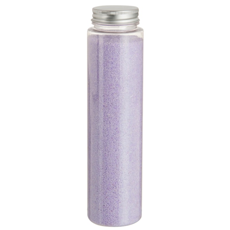 Sable décoratif 600g mauve 5.4x5.4x21 cm