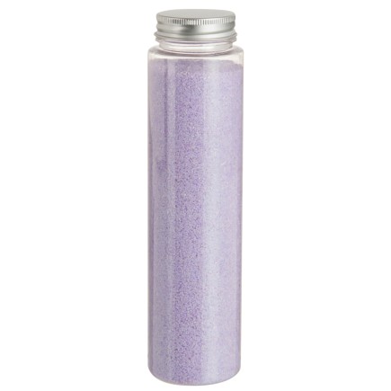 Sable décoratif 600g mauve 5.4x5.4x21 cm