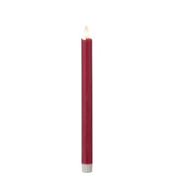 Boite de 12 boules de Noël en Paraffine rouge 5.5x2.5x29.5 cm
