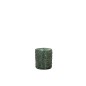 Photophore à pierres fines en verre gris vert 7x8cm Photophore à pierres fines en verre gris vert 7x8cm