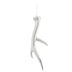 PENDANT ANDOUILLER PLASTIQUE ARGENT