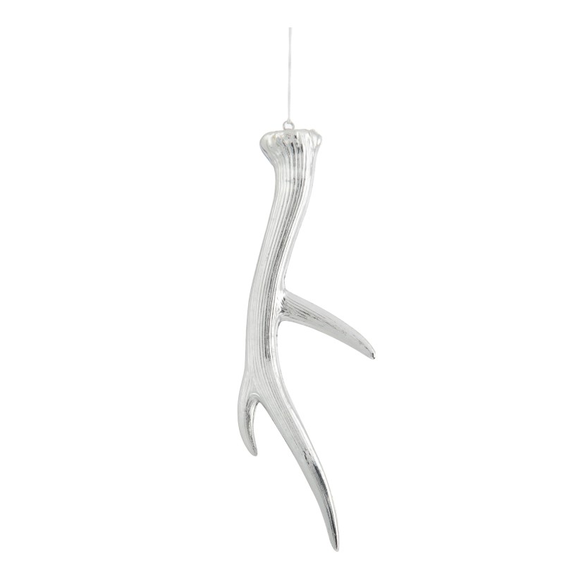 PENDANT ANDOUILLER PLASTIQUE ARGENT