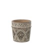 Vaso di fiori Provence in terracotta marrone 23x23x23cm Vaso di fiori Provence in terracotta marrone 23x23x23cm