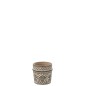 Vaso di fiori Provence in terracotta marrone 11x11x11cm Vaso di fiori Provence in terracotta marrone 11x11x11cm