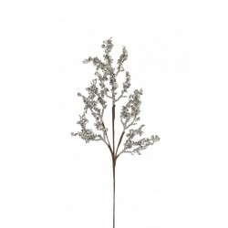 Branche artificielle avec perles blanc nacré H57 cm