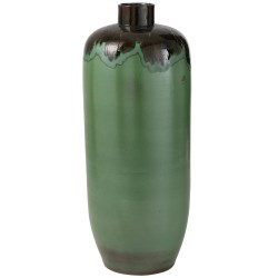 Vase haut en céramique verte 33x89cm