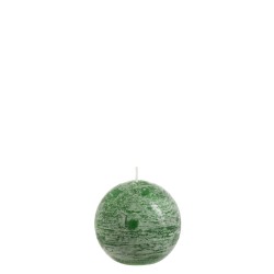 BOUGIE BOULE VERT CLAIR S -17H