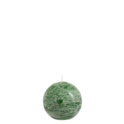 BOUGIE BOULE VERT CLAIR S -17H