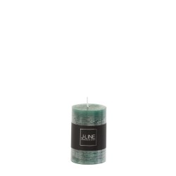 Vela cilíndrica de parafina verde oscuro de 5x7.5cm