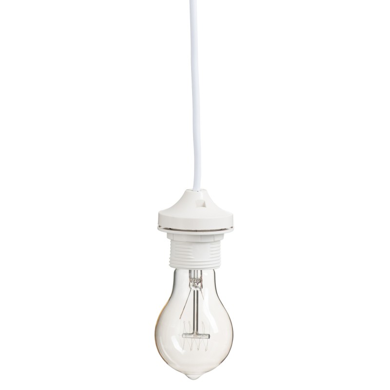 SOQUET PLASTIQUE BLANC