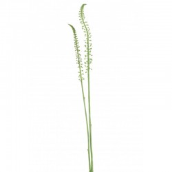 Rama de hojas de maíz de plástico verde 10x5x75 cm