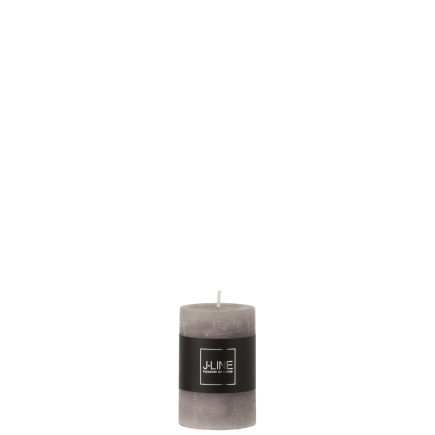 Bougie cilíndrica gris oscuro L5*l5*H7cm