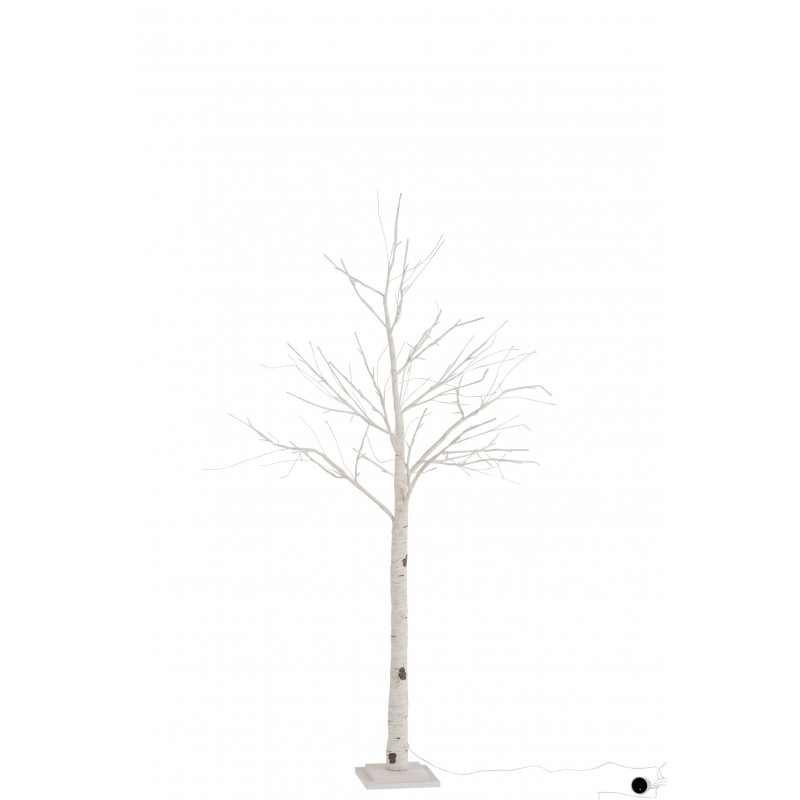 Arbre nu décoratif avec branches imitation bouleau avec led pour illuminer votre Noël