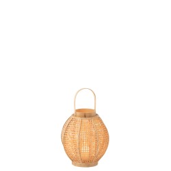 Lanterne en bambou naturel 32x32x49cm