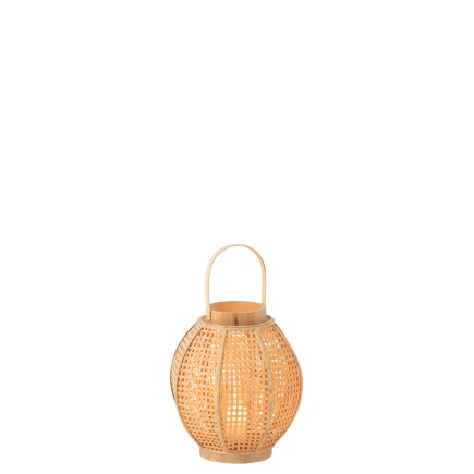 Lanterne en bambou naturel 32x32x49cm