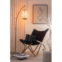 Lanterne en bambou naturel 32x32x49cm
