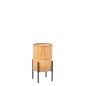 Lanterne avec pieds en bambou naturel 31x31x50cm Lanterne avec pieds en bambou naturel 31x31x50cm