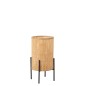Lanterne avec pieds en bambou naturel 35x35x63cm Lanterne avec pieds en bambou naturel 35x35x63cm