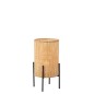 Lanterne avec pieds en bambou naturel 35x35x63cm Lanterne avec pieds en bambou naturel 35x35x63cm