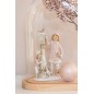 Set de 2 figurines de Noël en résine multicouleur 13.5x7x21 cm