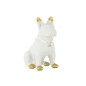 Chien en céramique blanc 26.5x15.5x32 cm Chien en céramique blanc 26.5x15.5x32 cm