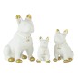 Chien en céramique blanc 26.5x15.5x32 cm Chien en céramique blanc 26.5x15.5x32 cm