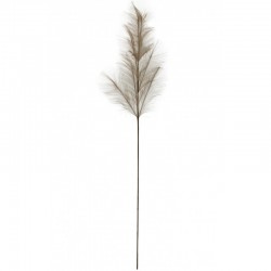 Branche de plumeau en plastique blanc 17x17x124 cm