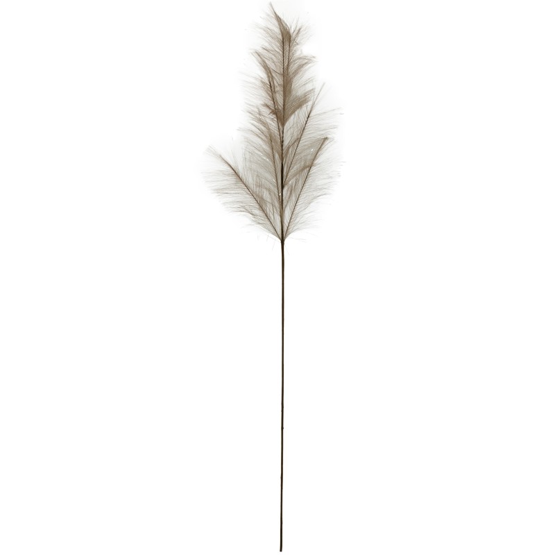 Branche de plumeau en plastique blanc 17x17x124 cm