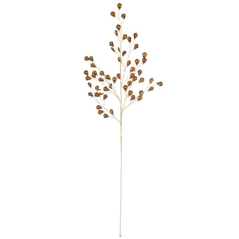 Branche de pierres strass en plastique ocre 10.5x5x70 cm Branche de pierres strass en plastique ocre 10.5x5x70 cm