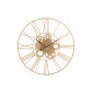 Relógio redondo em metal dourado 80x80x4 cm Relógio redondo em metal dourado 80x80x4 cm