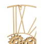 Relógio redondo em metal dourado 80x80x4 cm Relógio redondo em metal dourado 80x80x4 cm