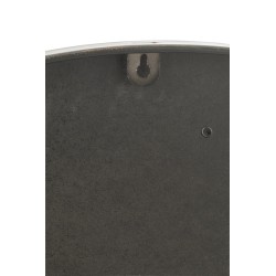 HORLOGE RONDE CHIFFRES ROMAINS ENGRENAGE NOIR LARGE