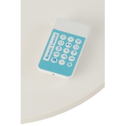 Plateau tournant 100kg en plastique blanc 60x60x7.5 cm
