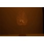 Photophore en métal or 18.5x13x49.5 cm Photophore en métal or 18.5x13x49.5 cm