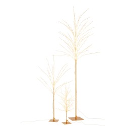Albero spoglio in metallo dorato 34x30x59 cm