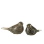 Oiseau en verre marron 14.5x8.5x8.5 cm Oiseau en verre marron 14.5x8.5x8.5 cm