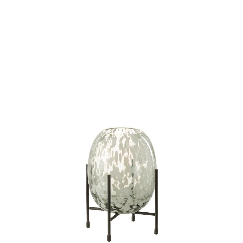vase s/pd tache ver gr/bl s
