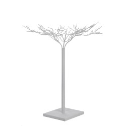 Árbol de metal blanco de 62x62x73 cm