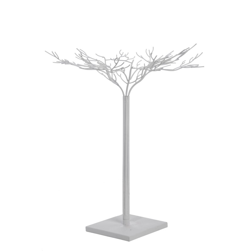 Arbre en métal blanc 62x62x73 cm