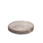 Arruela de madeira de paulownia creme 27,5 x 25,5 x 3,5 cm Arruela de madeira de paulownia creme 27,5 x 25,5 x 3,5 cm