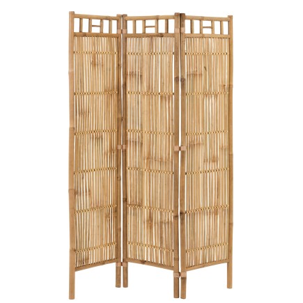 PARAVENT 3 PARTIES BAMBOU NATUREL