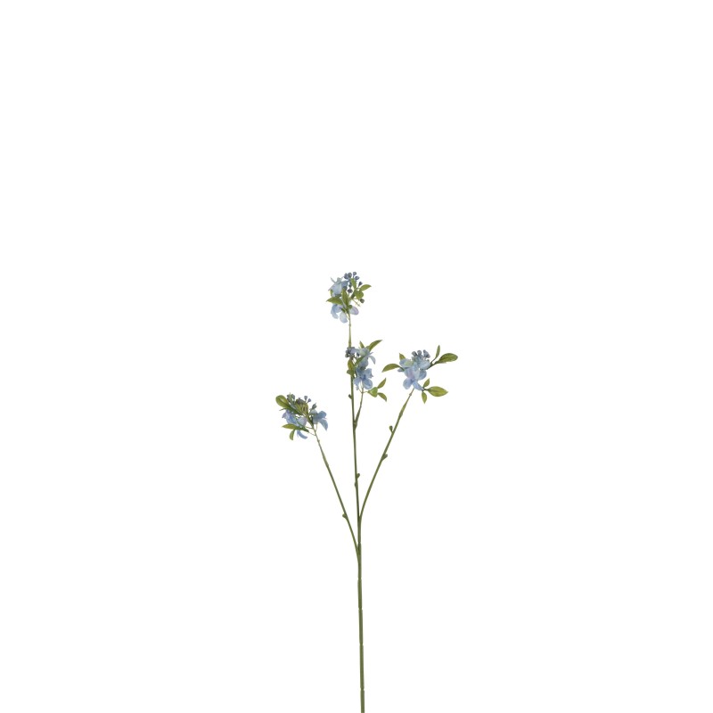 BRANCHE FLEUR FINE PLASTIQUE BLEU