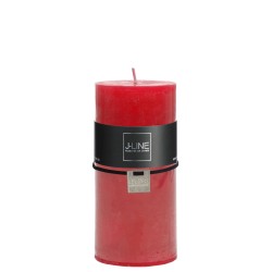 Bougie cylindrique 72H en Paraffine Fuchsia 7x7x15 cm