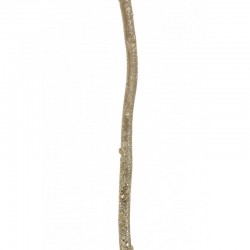 Branche simple pailletée en plastique or 13x8x168 cm