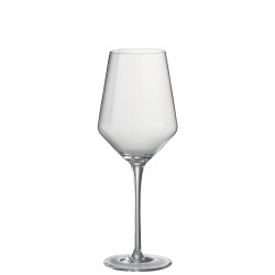 Vaso de vino transparente de 26.5 cm de altura