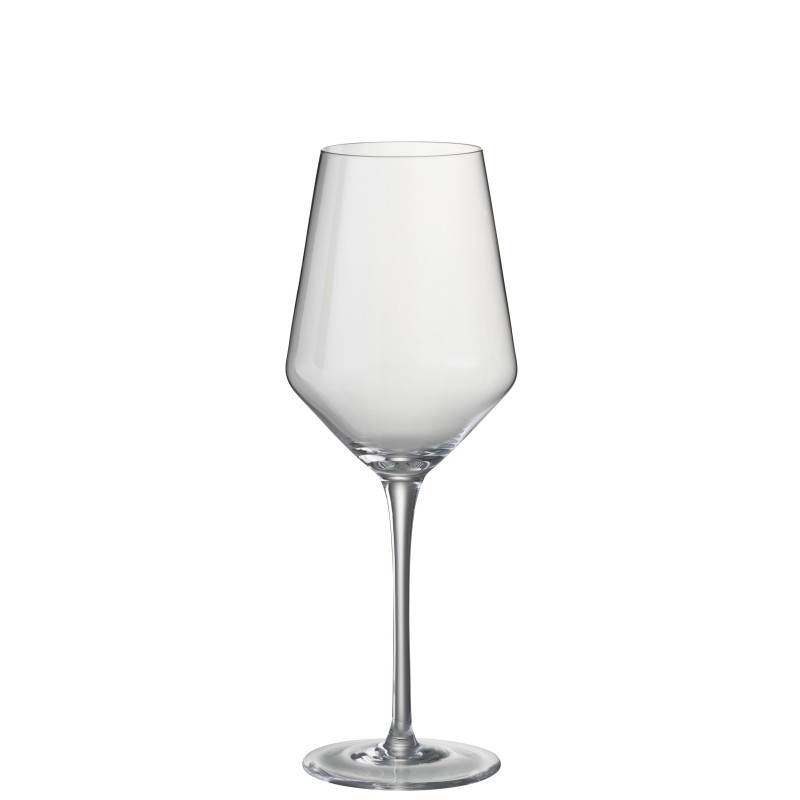 Vaso de vino transparente de 26.5 cm de altura