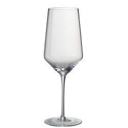 Vaso de vino transparente de 24 cm de altura