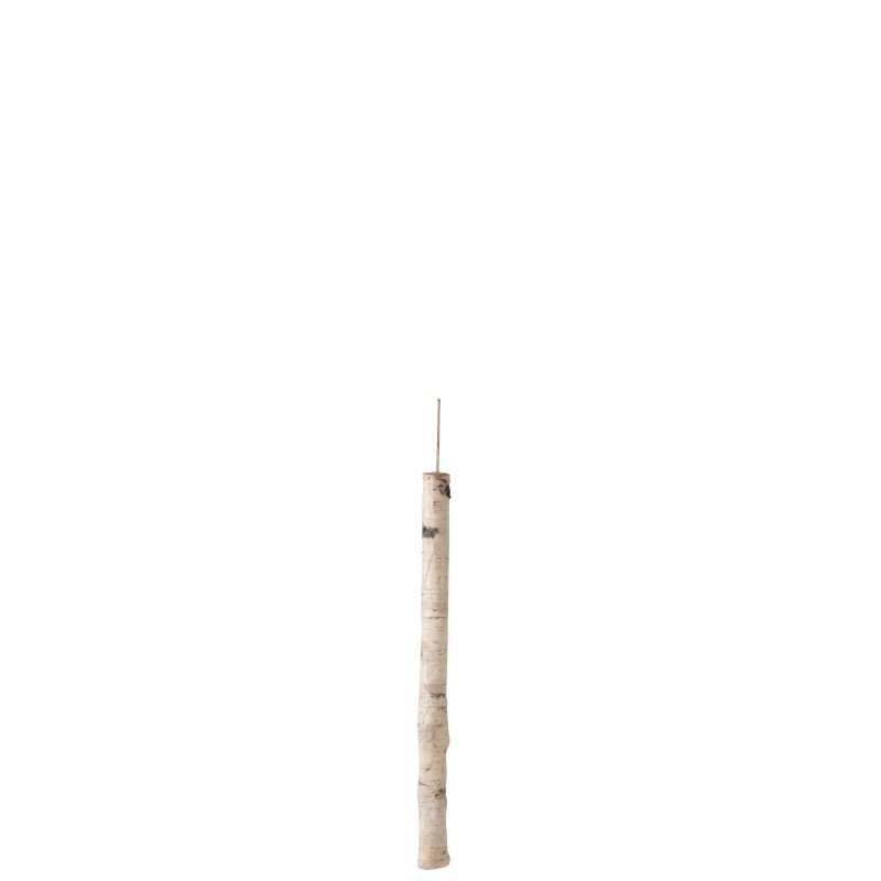Rama decorativa suspendida de madera natural 5x5x78 cm Rama decorativa suspendida de madera natural 5x5x78 cm