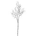 Branche d'arbre nu en plastique marron et blanc H107cm