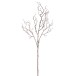 Branche d'arbre nu en plastique blanc et marron H108cm